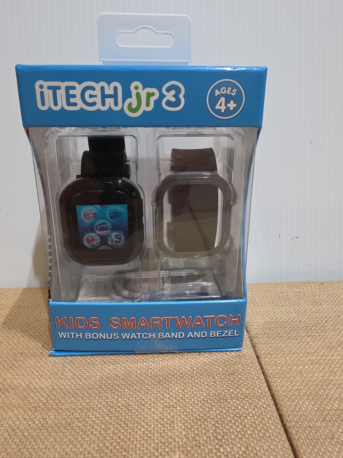 itech junior 3 Kids Smart Watch Camo with bonus Black watch band & bezel