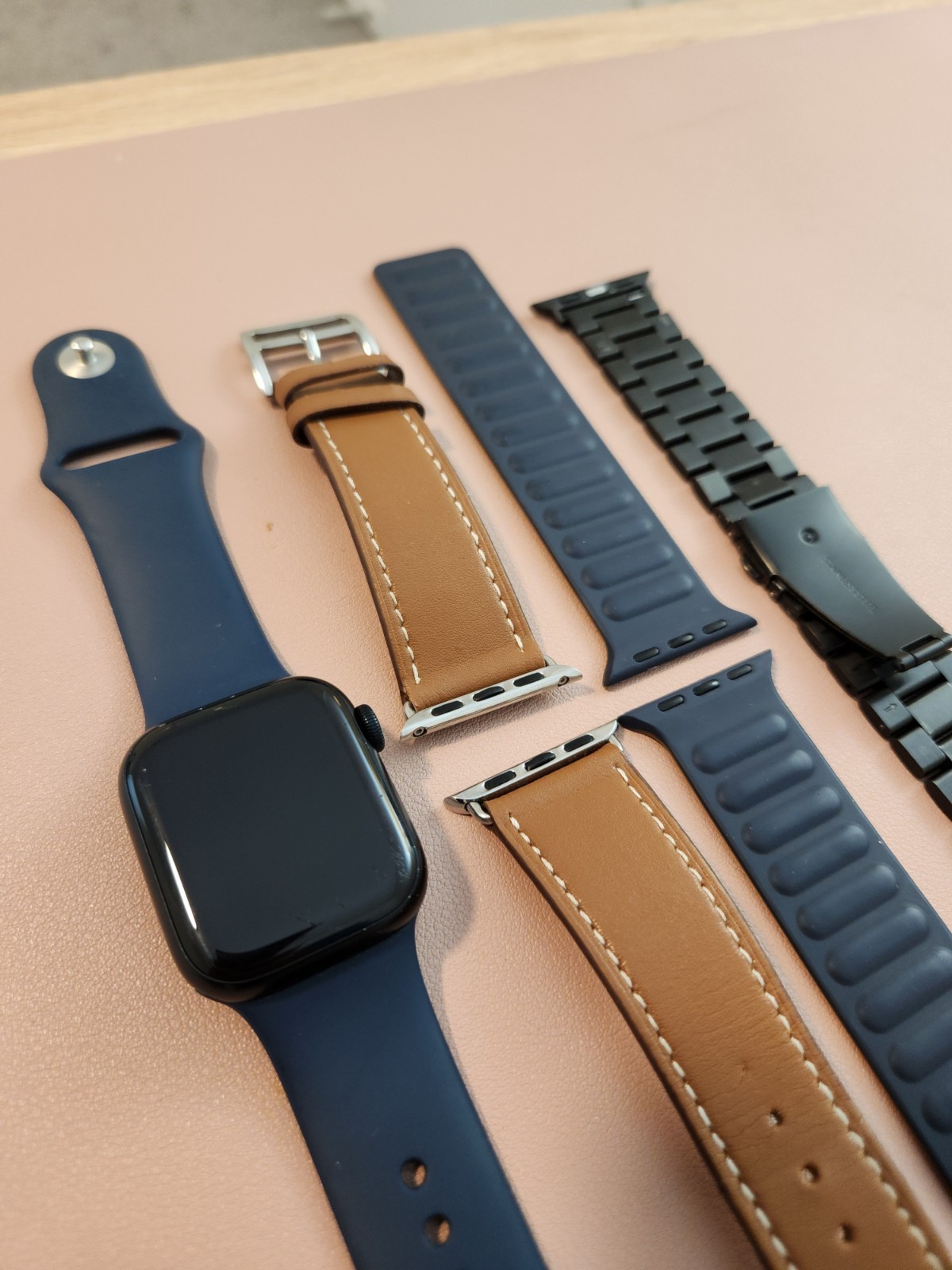 Apple Watch Series 7 41mm Blue Aluminum Case Abyss Blue Sport Band – (MKHC3LL/A)