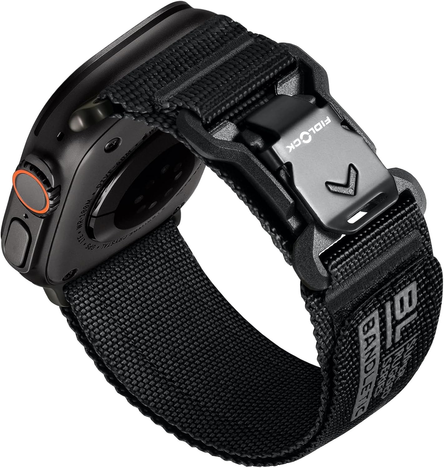 Nylon Sport Loop Band for Apple Watch Ultra 49mm, Magnetic Fidlock V-Buckle