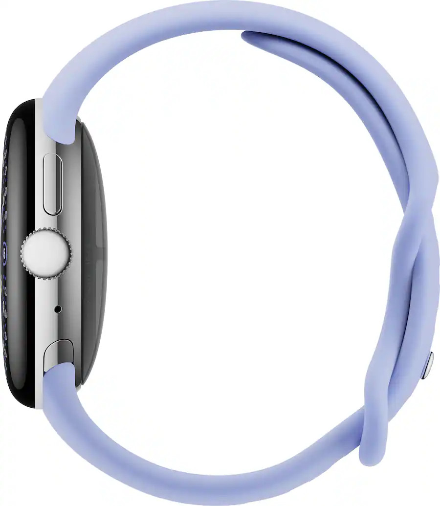 Google Pixel Watch 4 4th Gen 41mm WiFi GPS Polished Silver Iris GA10840