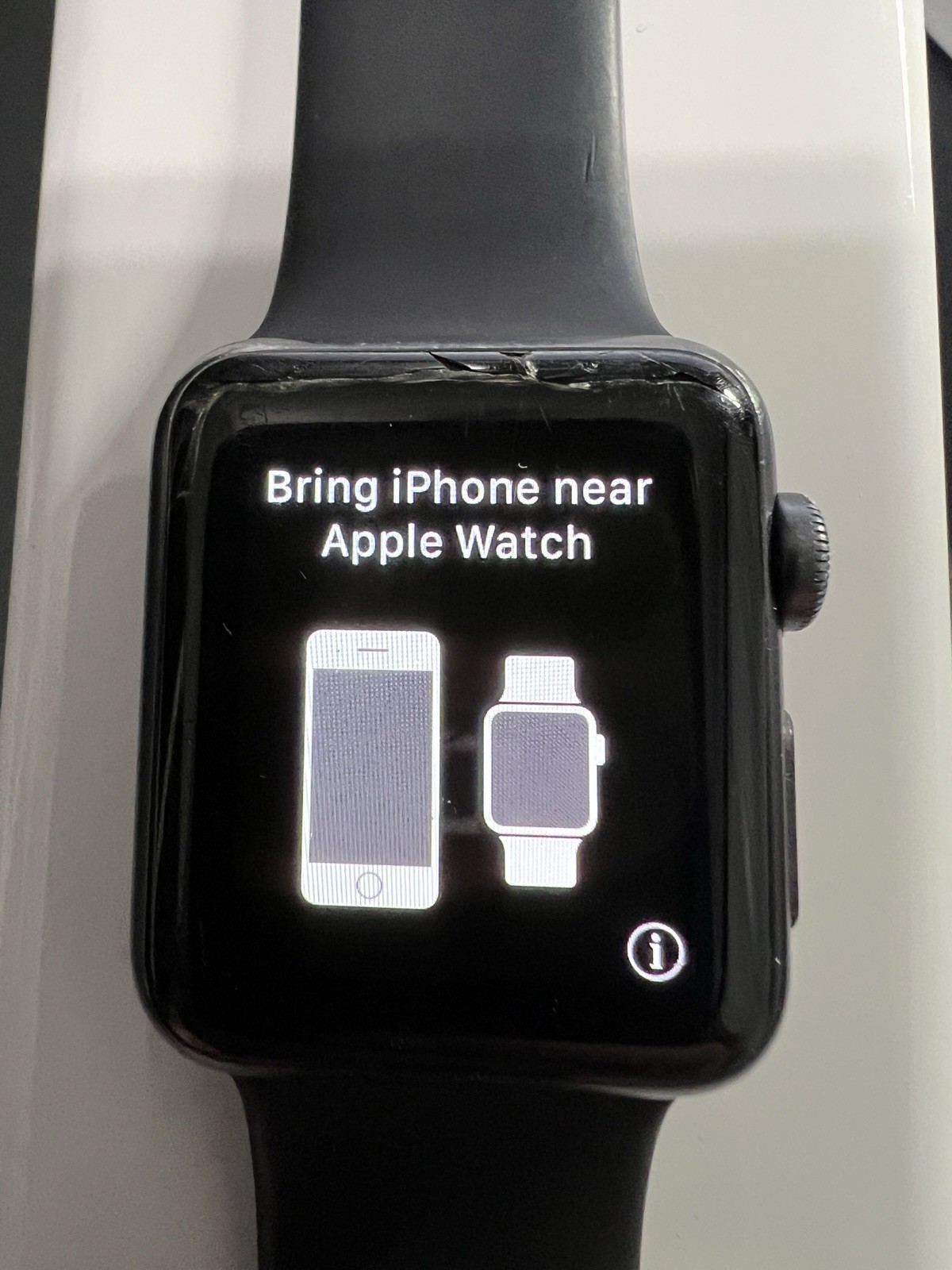 Apple Watch Sport (1st Generation) 38mm Space Grey Aluminum Used w/ Case & Box