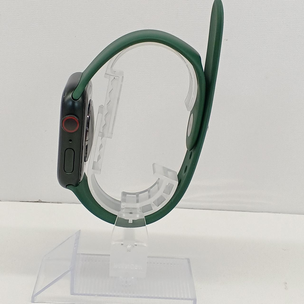Apple Watch Series 7 45mm Cellular Green Aluminum with Clover Sport Band