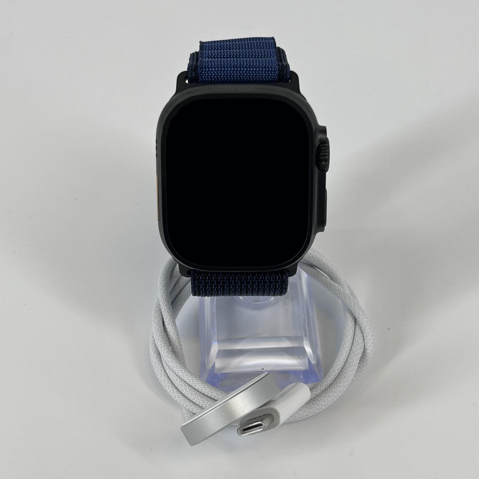 Apple Watch (Ultra 3) 49mm Black Titanium (LTE) w/ Blue Alpine Loop – Excellent