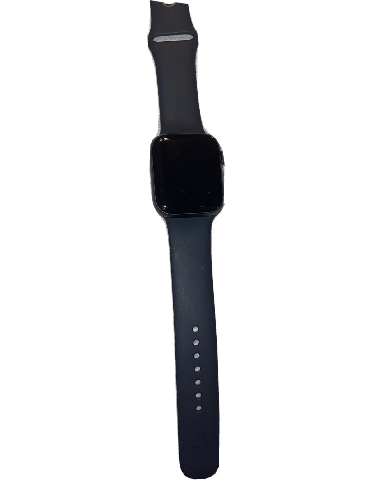 Apple Watch SE 44mm Midnight Space Gray Aluminum Case with Midnight Sport…