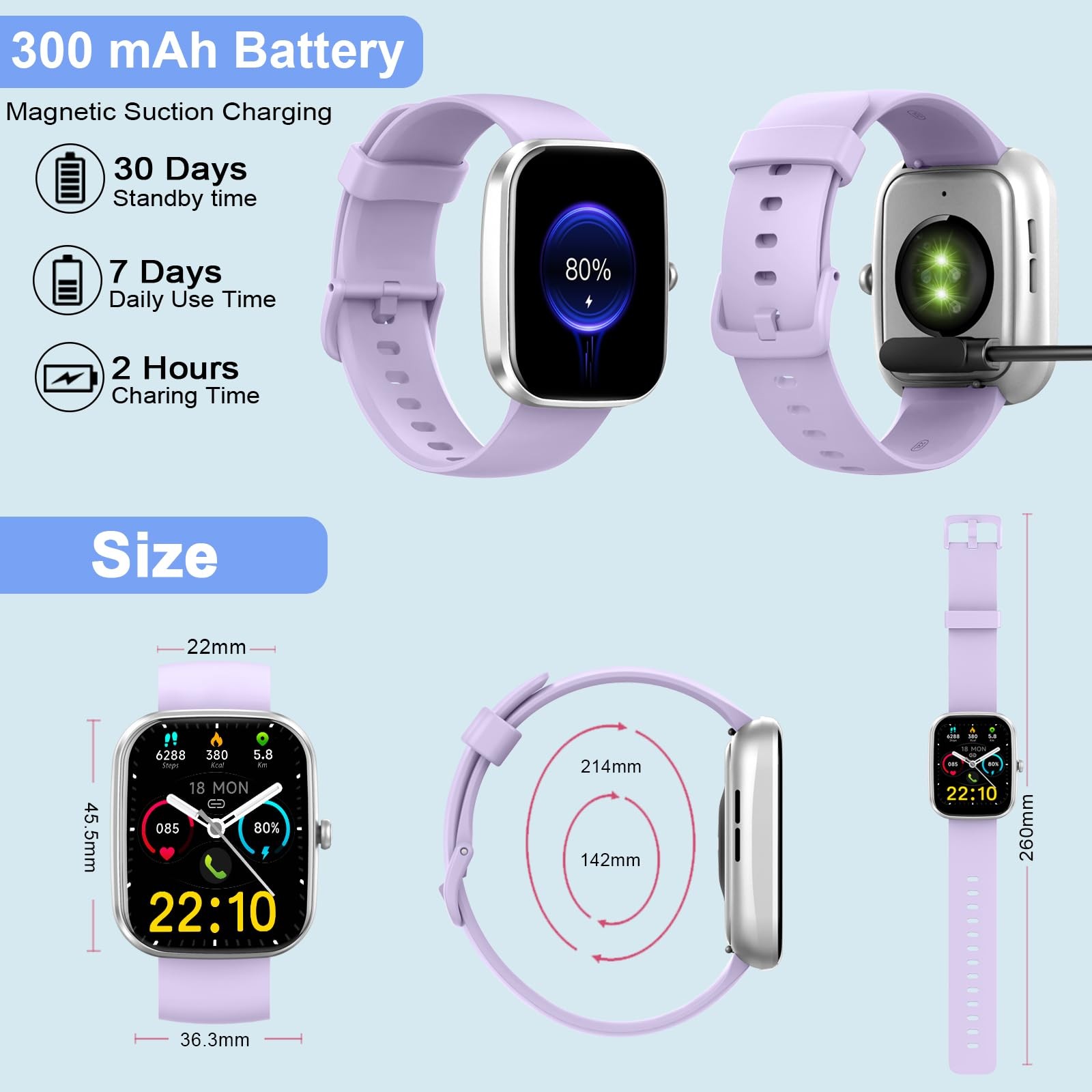 Smart Watch for Men Women (Answer/Make Call), 2026 New 1.91″ HD SmartWatch, F…