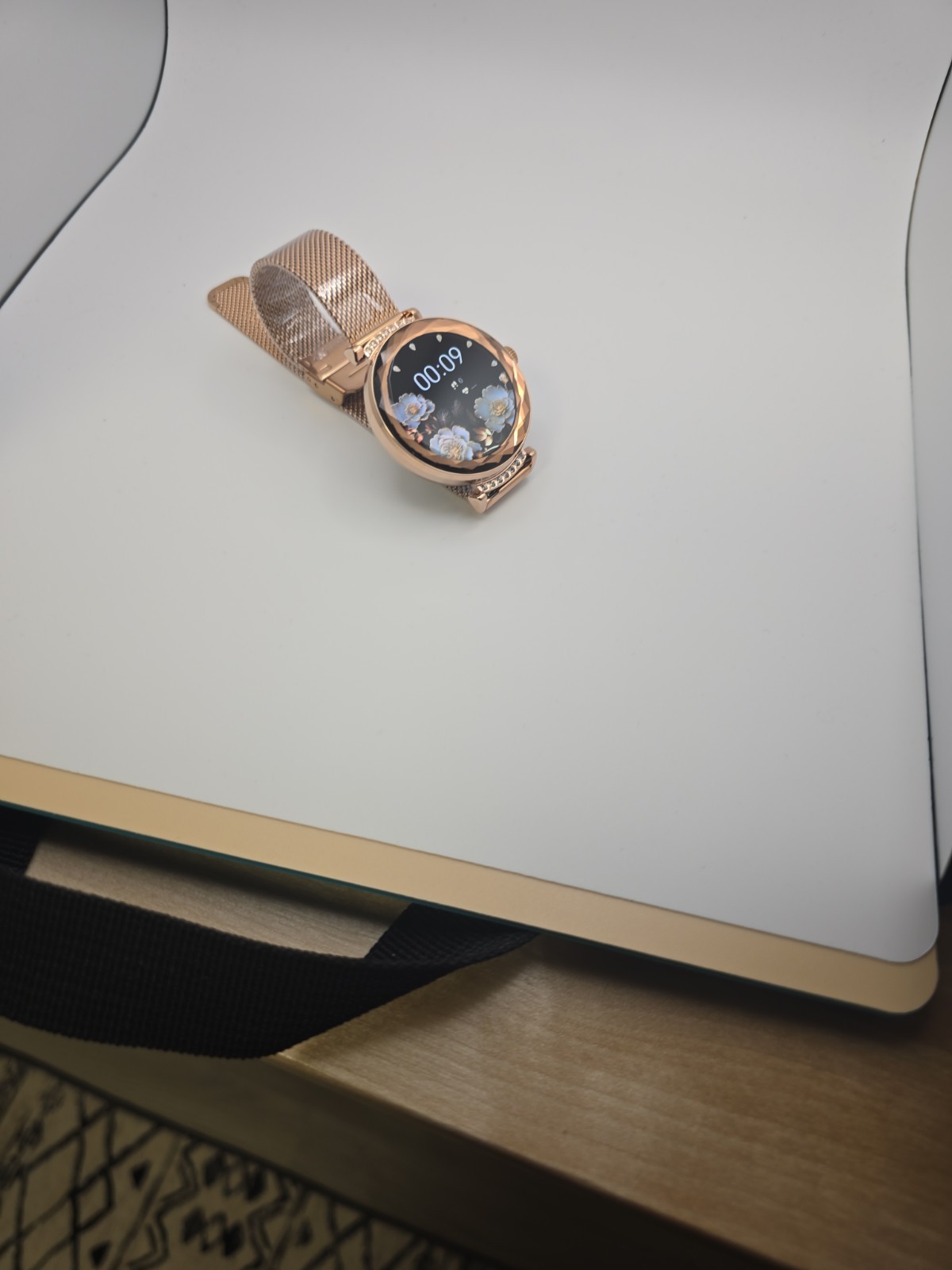 Unbranded Smartwatch Women Rose Gold Fitnes Tracker Android iOS