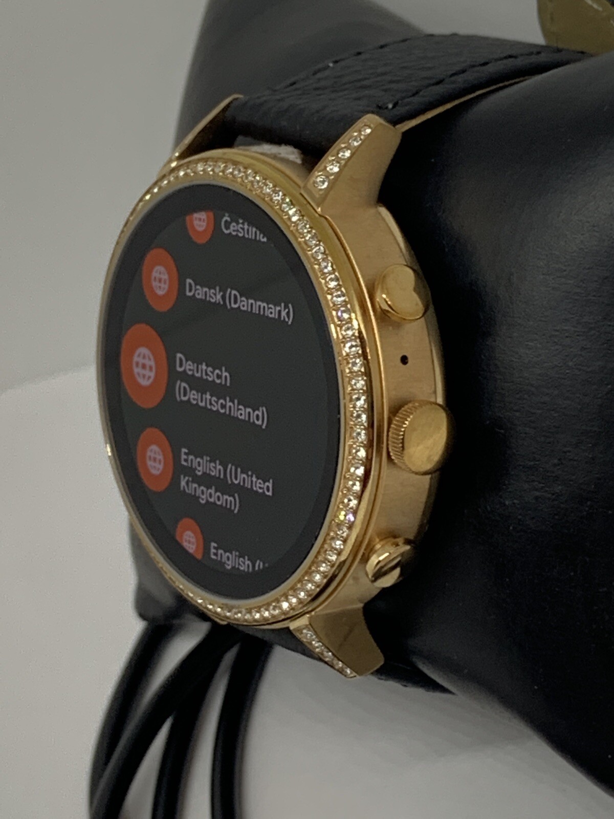 Fossil Gen 4 Authentic Digital Dial Smart Watch Custom Band FTW6015 QT355