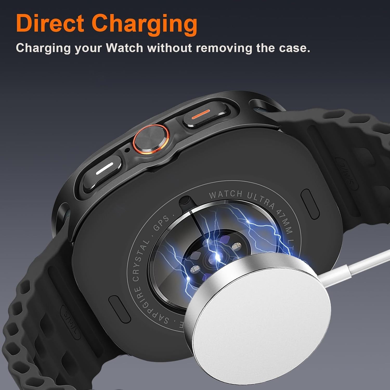 Metal Case For Samsung Galaxy Watch Ultra 47mm Rugged Thin Hard Frame Cover