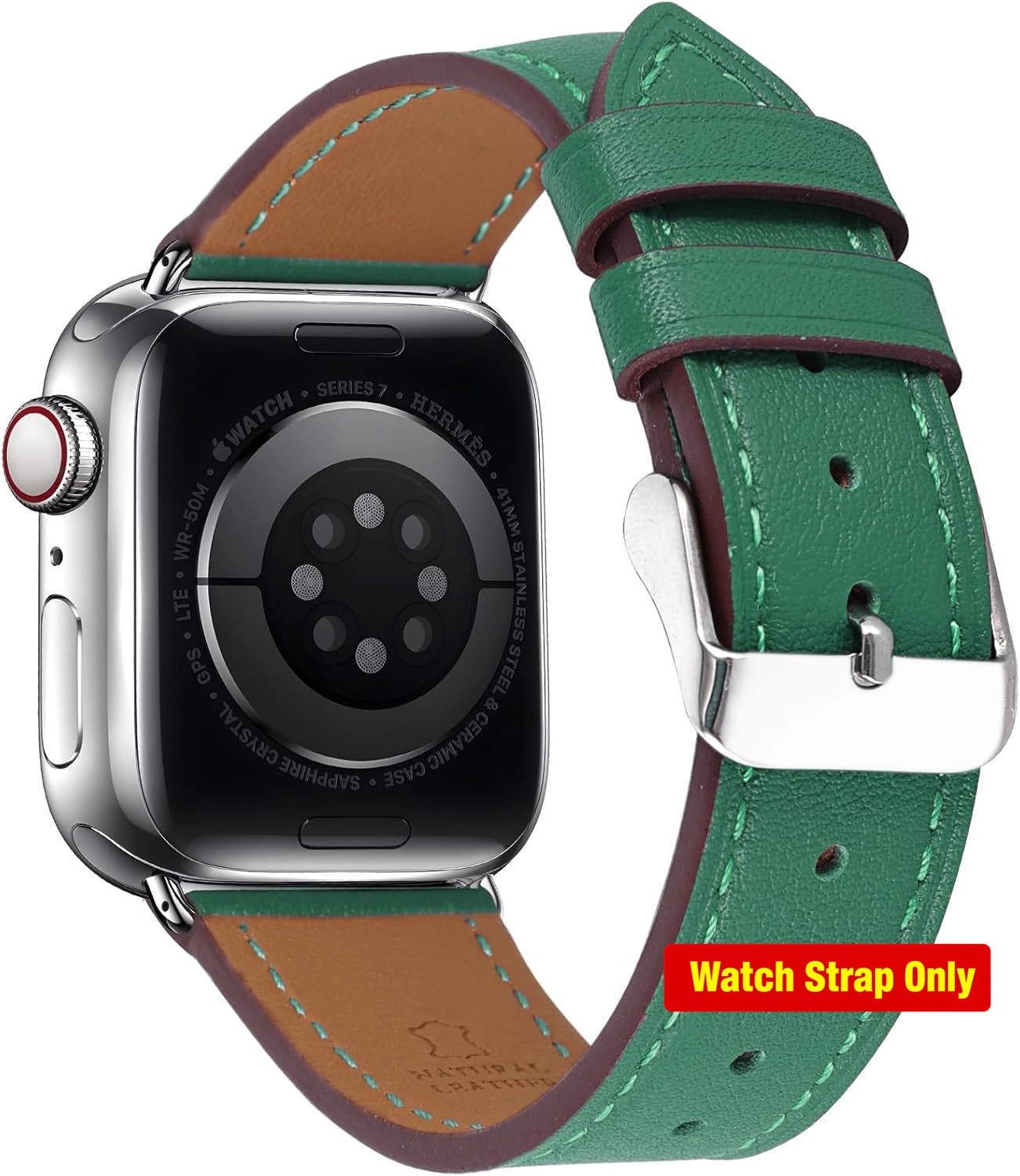 Leather Strap Compatible with Apple Watch Series 8 40mm 41mm 44mm 45mm