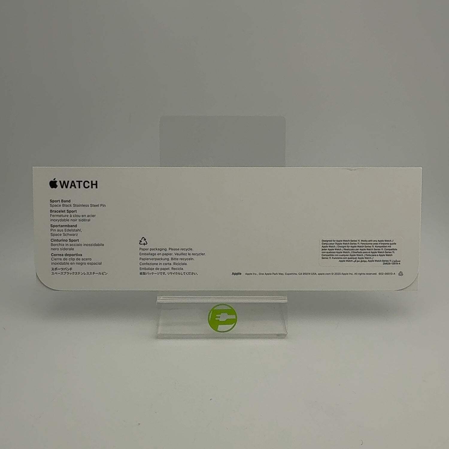 New GPS Only Apple Watch Series 11 46MM Jet Black Aluminum Black Sport Band MEUX