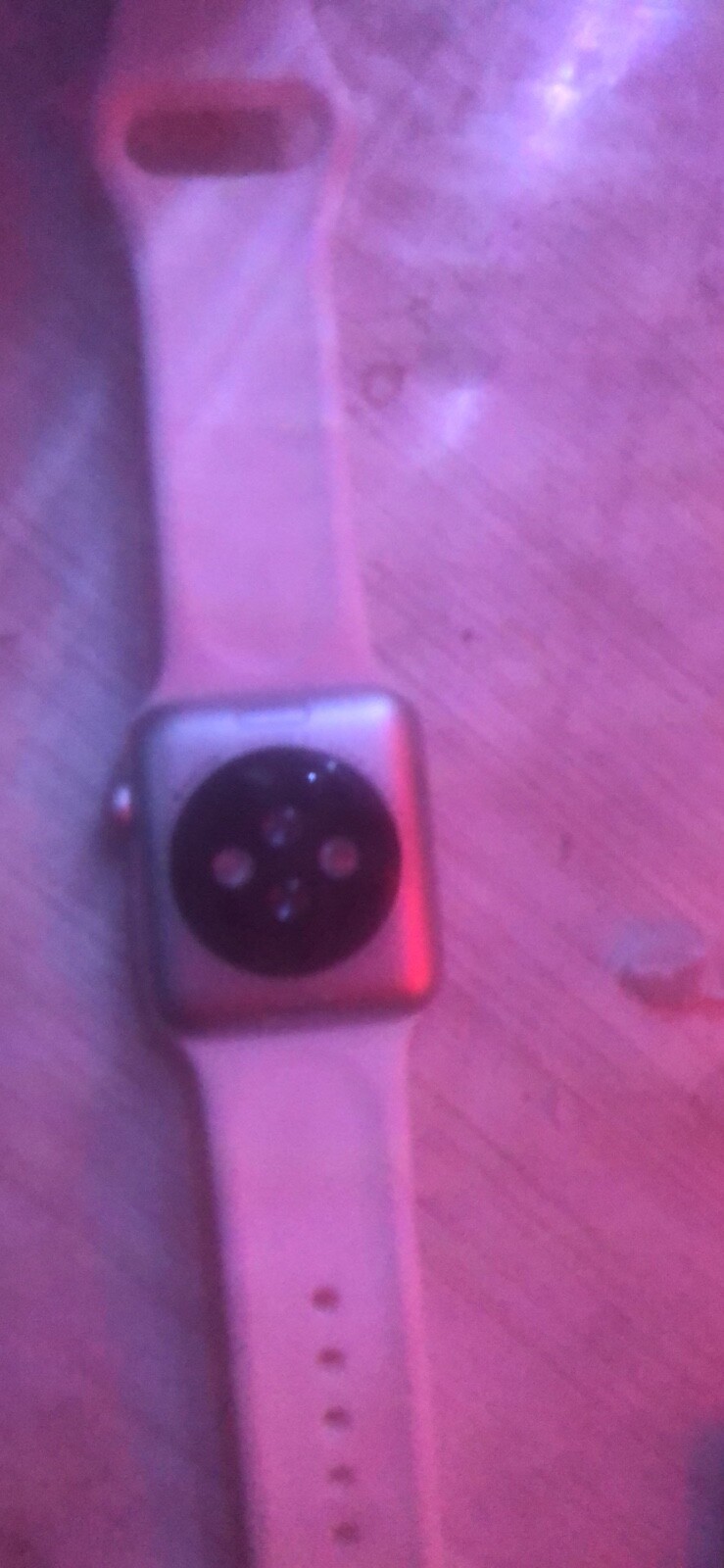 Apple Watch Series 3 38 mm Silver Aluminum Case White Sport Band Smartwatch -…