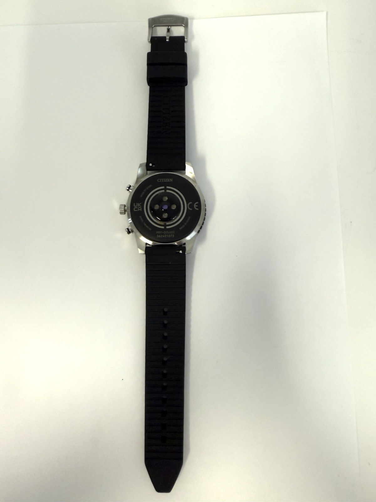 Citizen CZ Smart P99 1 MV-02 Stainless Steel Smart Watch Black Silicone Band