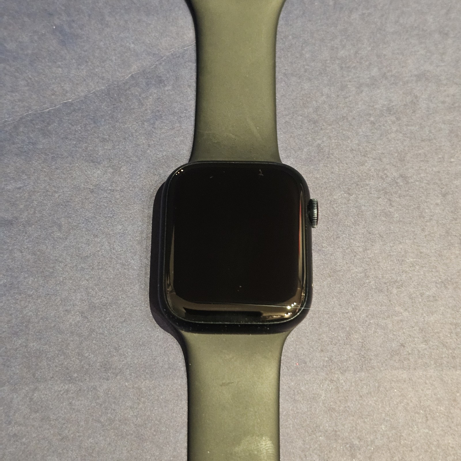 Apple Watch Series 9 45mm Aluminum Case with Sport Band – Midnight, S/M (GPS…