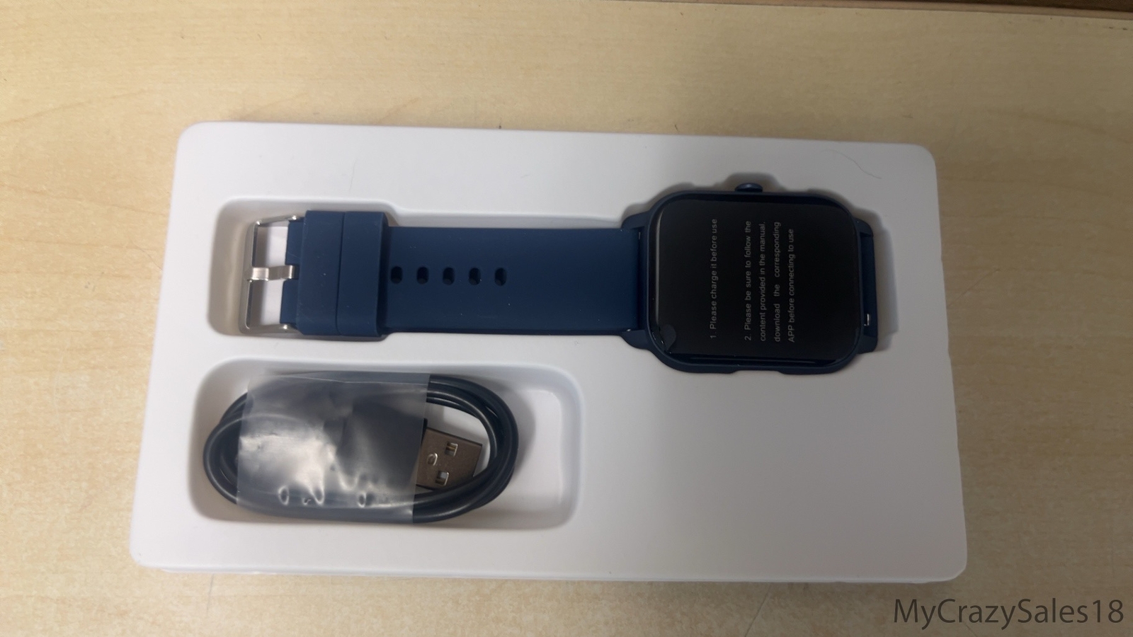 Smart Watch(Answer/Make Call), 1.85″ Smartwatch for Men IP68