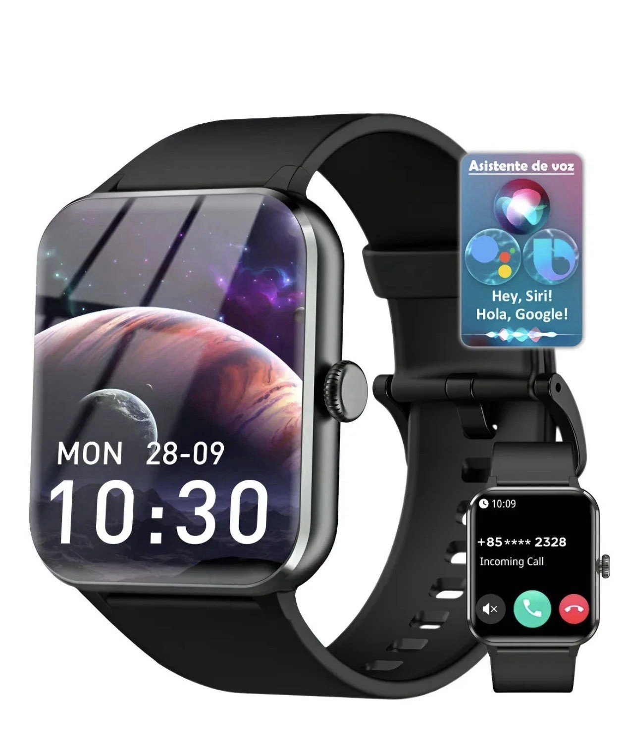1.85” HD Smart Watch for Men & Women – Fitness Tracker with Bluetooth Calling