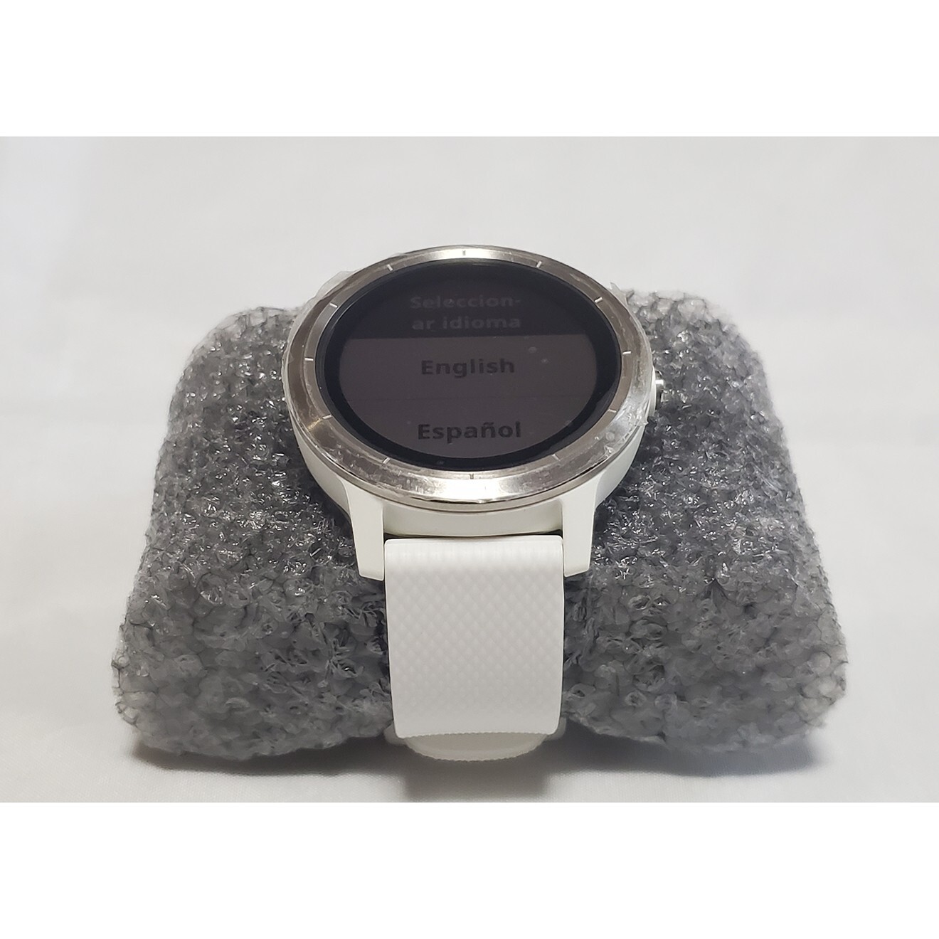 Garmin Vivoactive 3 GPS Smartwatch White Silver Stainless 010-01769-21