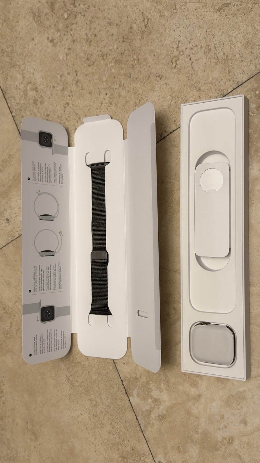 apple watch series 8 stainless steel gold 45mm Milanese Loop Band