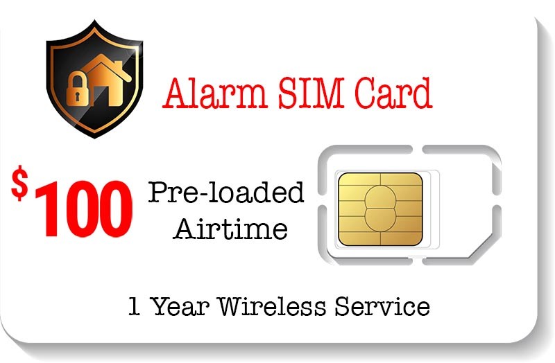 SpeedTalk Alarm SIM Card for 5G 4G LTE GSM Home Security System & GPS Tracker