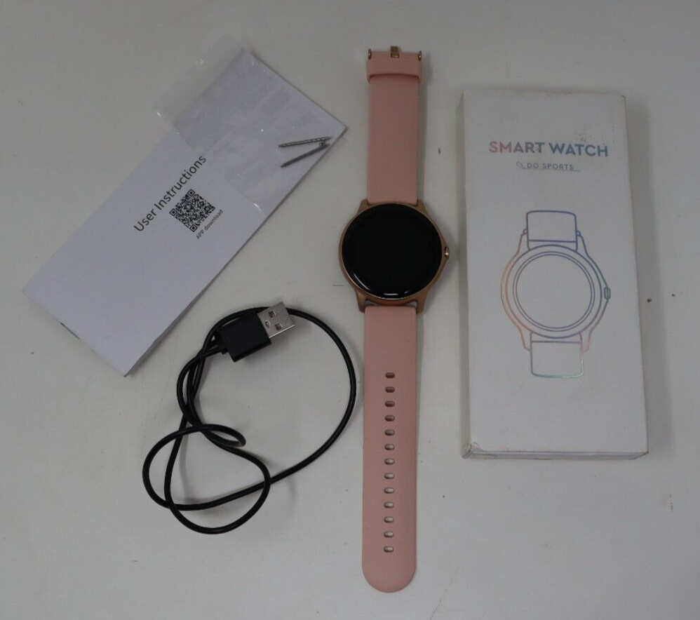 Do Sports Bluetooth Fitness Tracker Sleep Tracker Android Smart Watch LW51 Pink