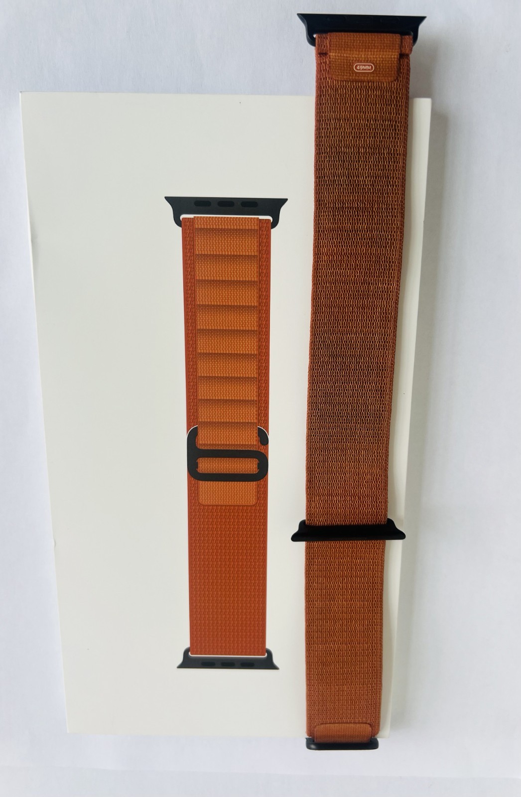 Apple Watch Ultra 3 49mm GPS + Cellular Titanium Orange Alpine Loop 100% Battery