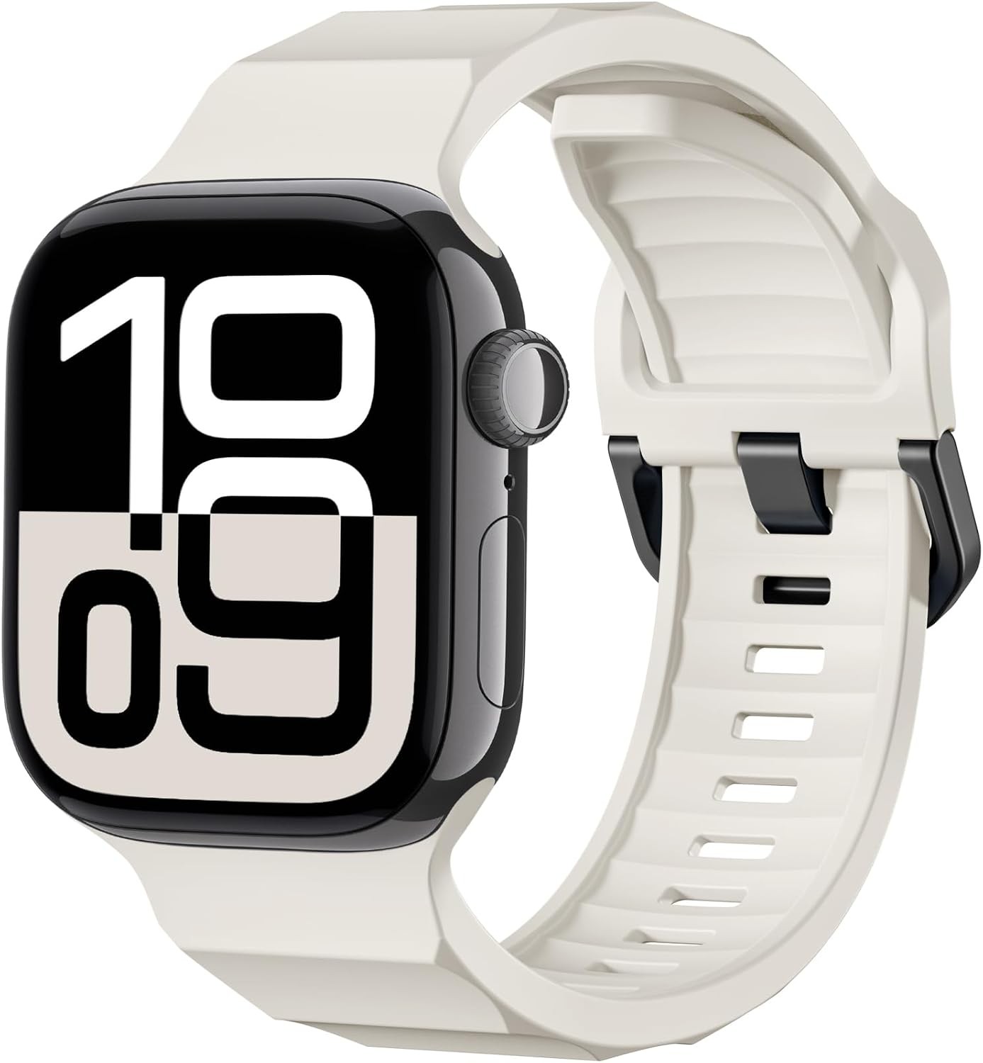 Soft Silicone Strap Compatible with Apple Watch Ultra 49mm 44mm 42mm