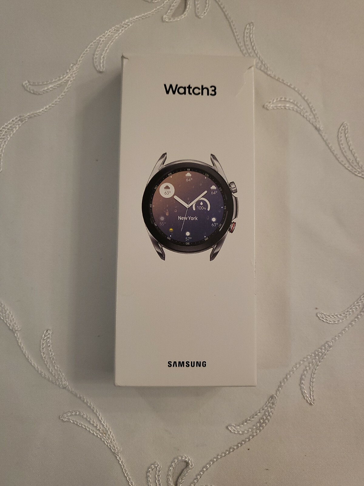 Samsung Galaxy Watch3 SM-R855 41mm Mystic Silver Stainless Steel(no band)