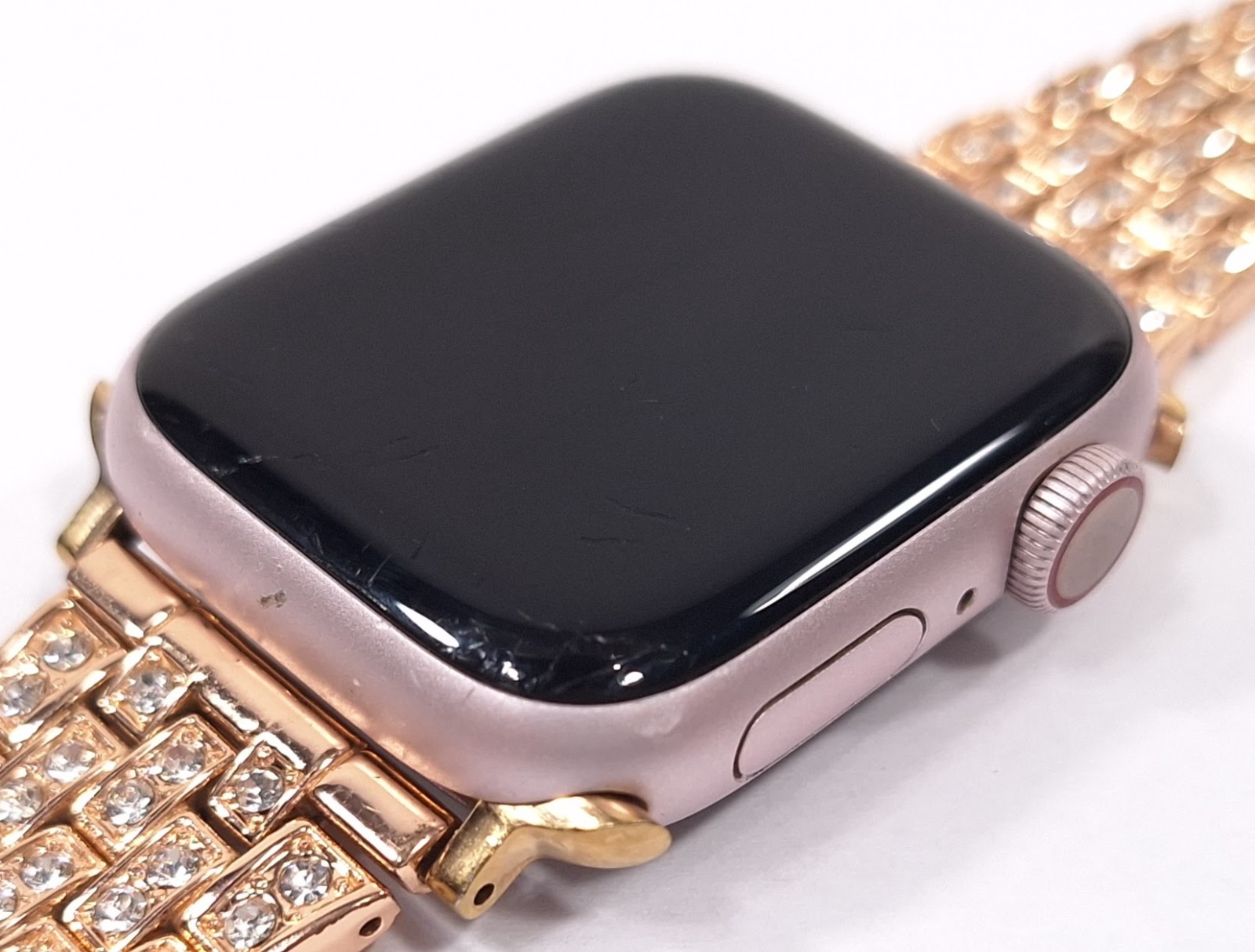 Apple Watch Series 9 (GPS + Cellular) Pink 41mm Aluminum A2982 MRHY3LL/A W/ Band