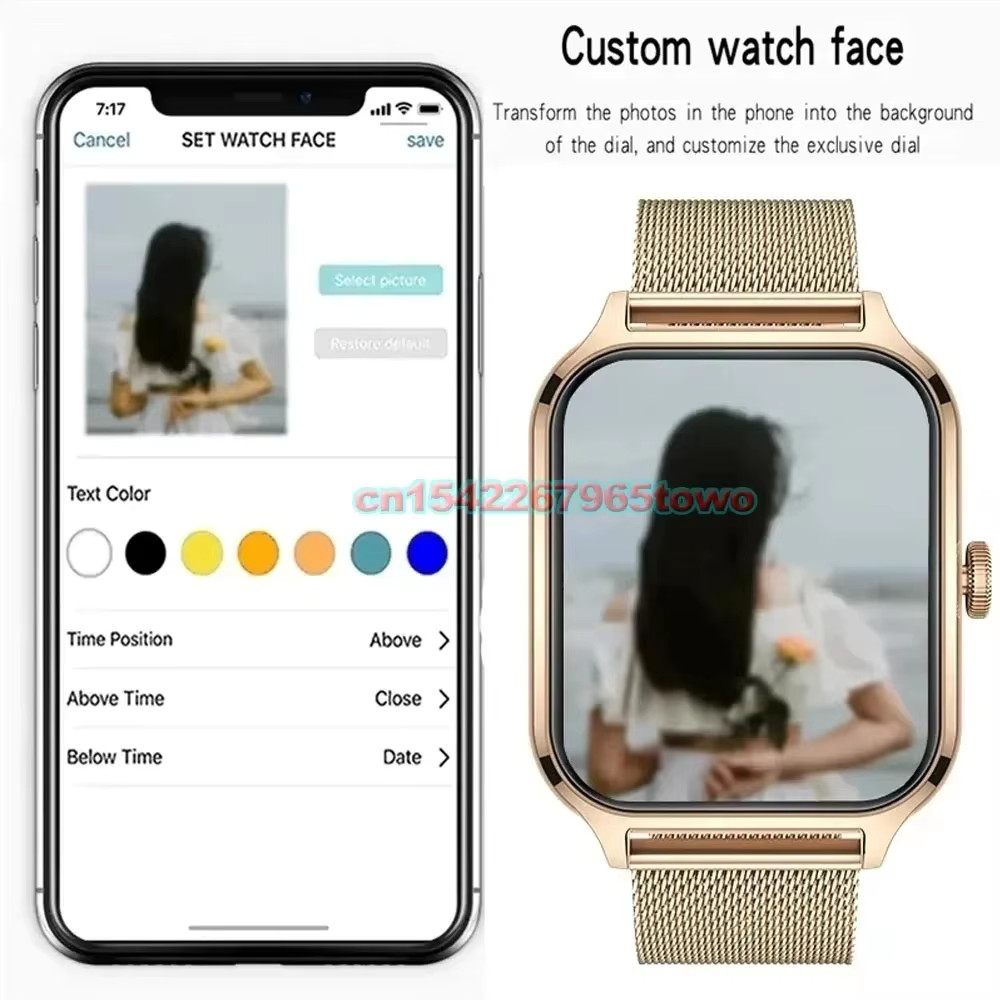 Smart Watch For Android IOS Watches 1.83inch HD Display Bluetooth Call Message A