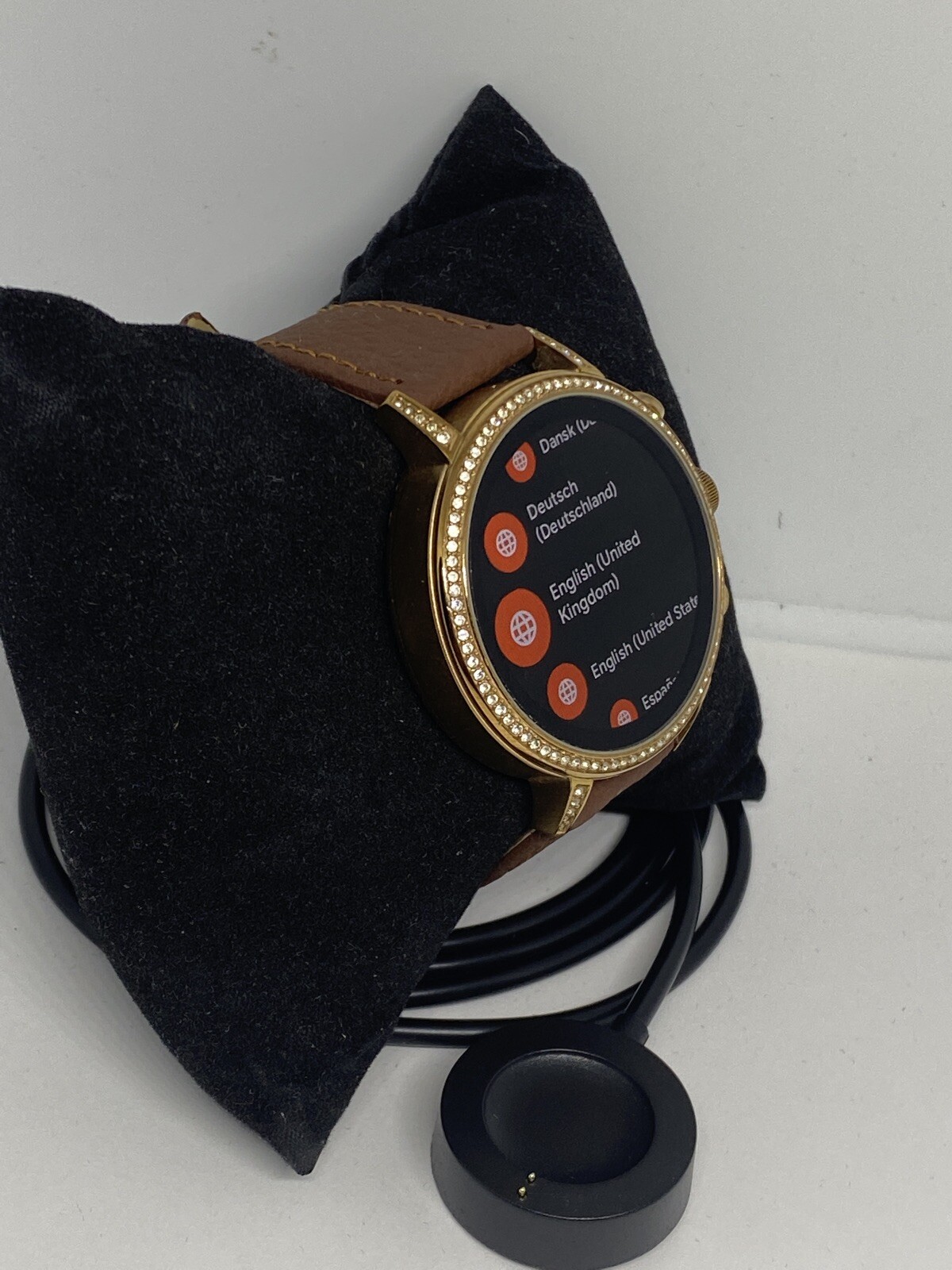 Fossil Gen 4 Authentic Digital Dial Smart Watch Custom Band FTW6011 AB171