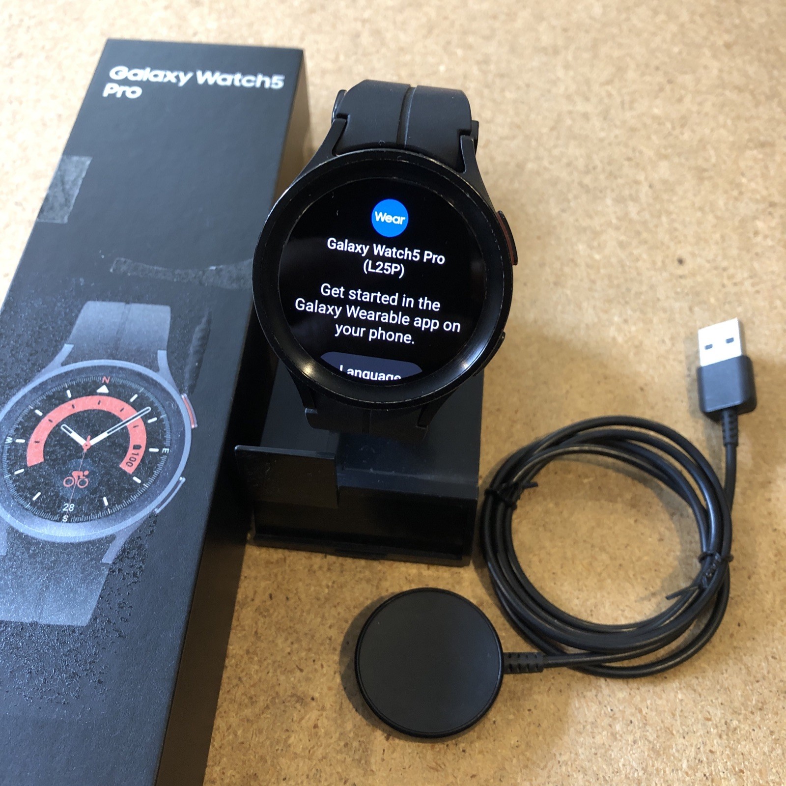 Samsung Galaxy Watch 5 Pro 45mm LTE GPS Wifi Bluetooth Smartwatch SM-R925F Black