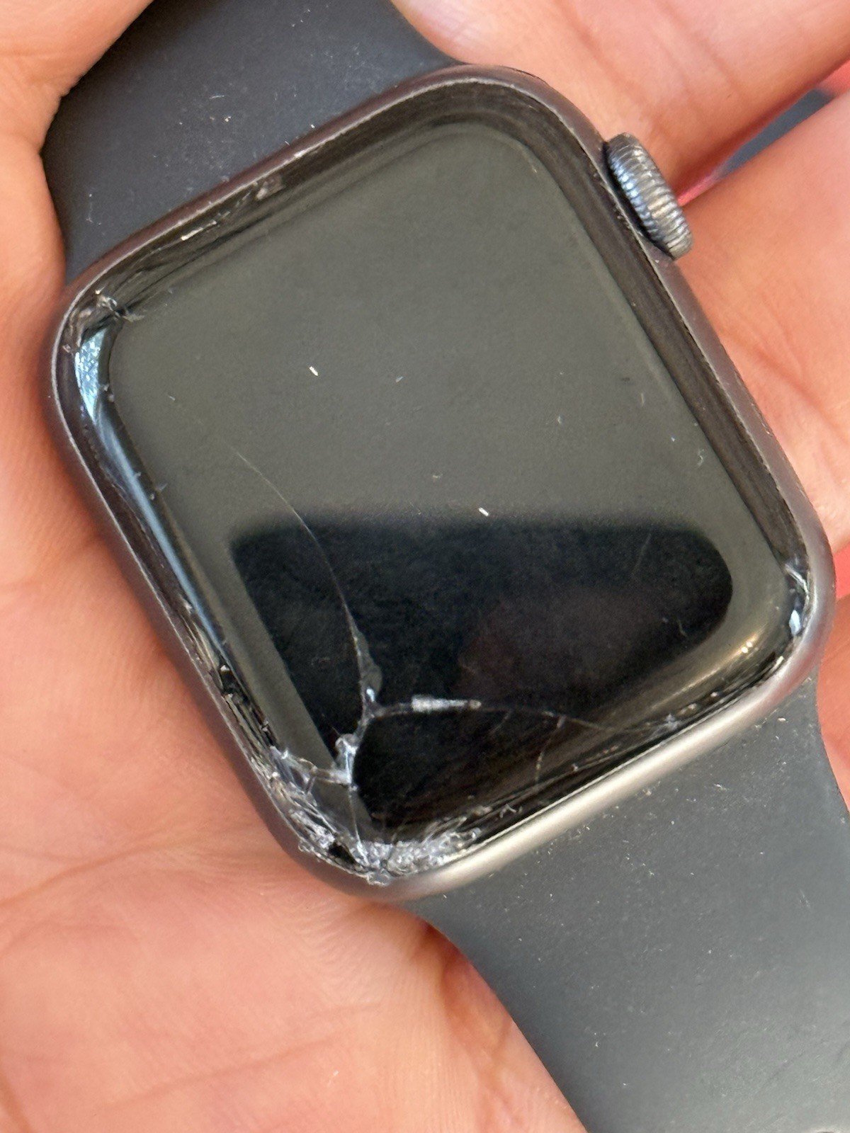 Two apple iPhones and two Apple Watches parts non working storage unit find