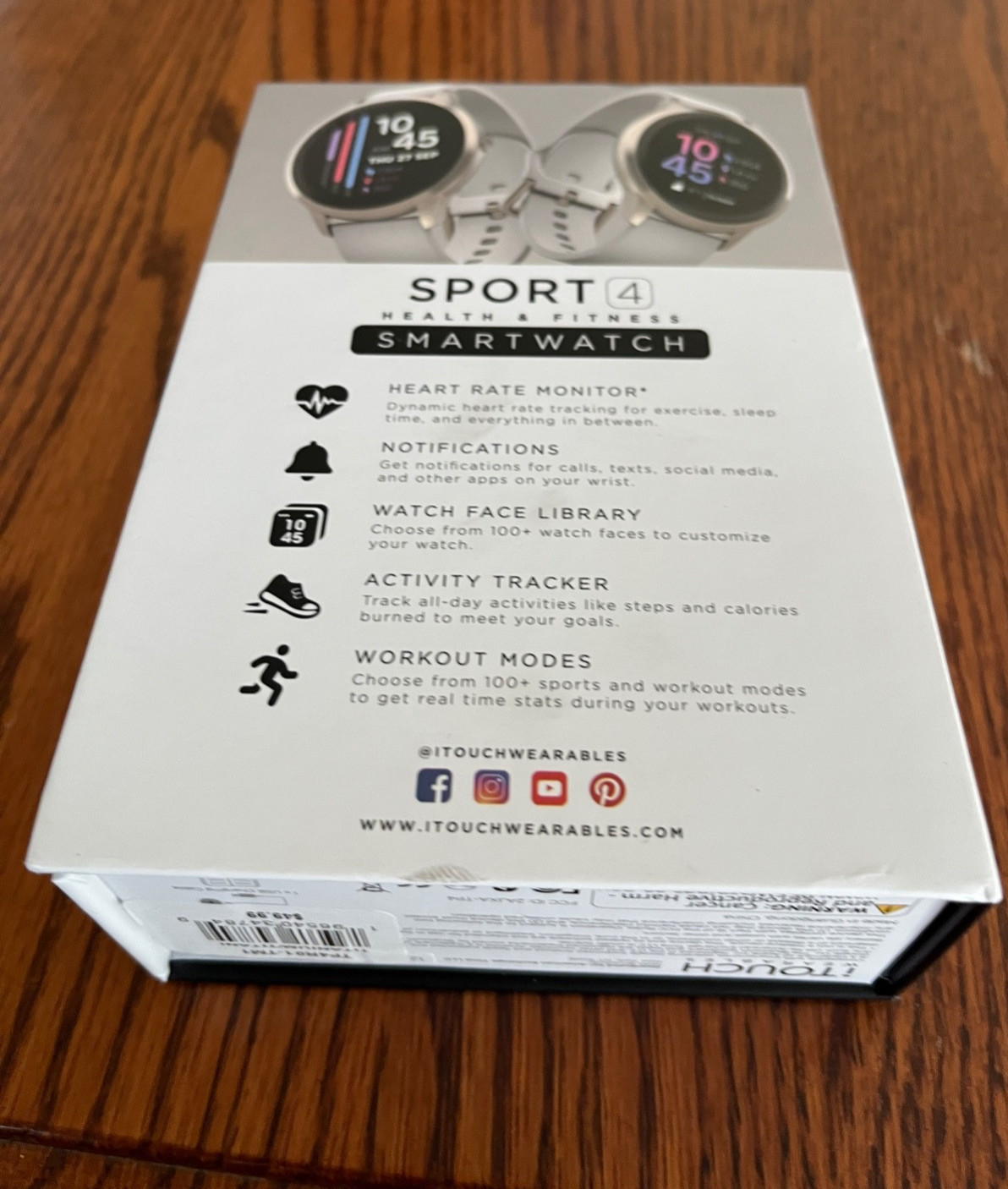 I Touch 4 WITH IT sport heal and fitness smart watch