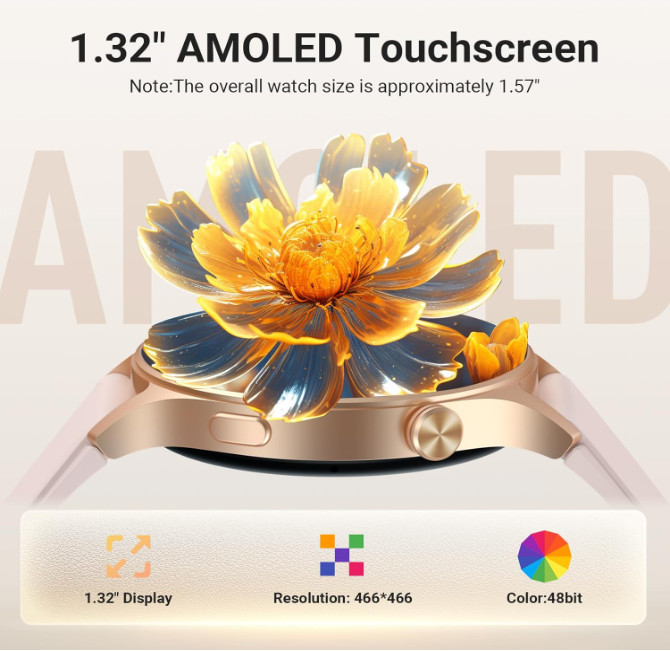 Reloj Inteligente Para iPhone Android De Mujer Smart Watch Pantalla Táct Nuevo