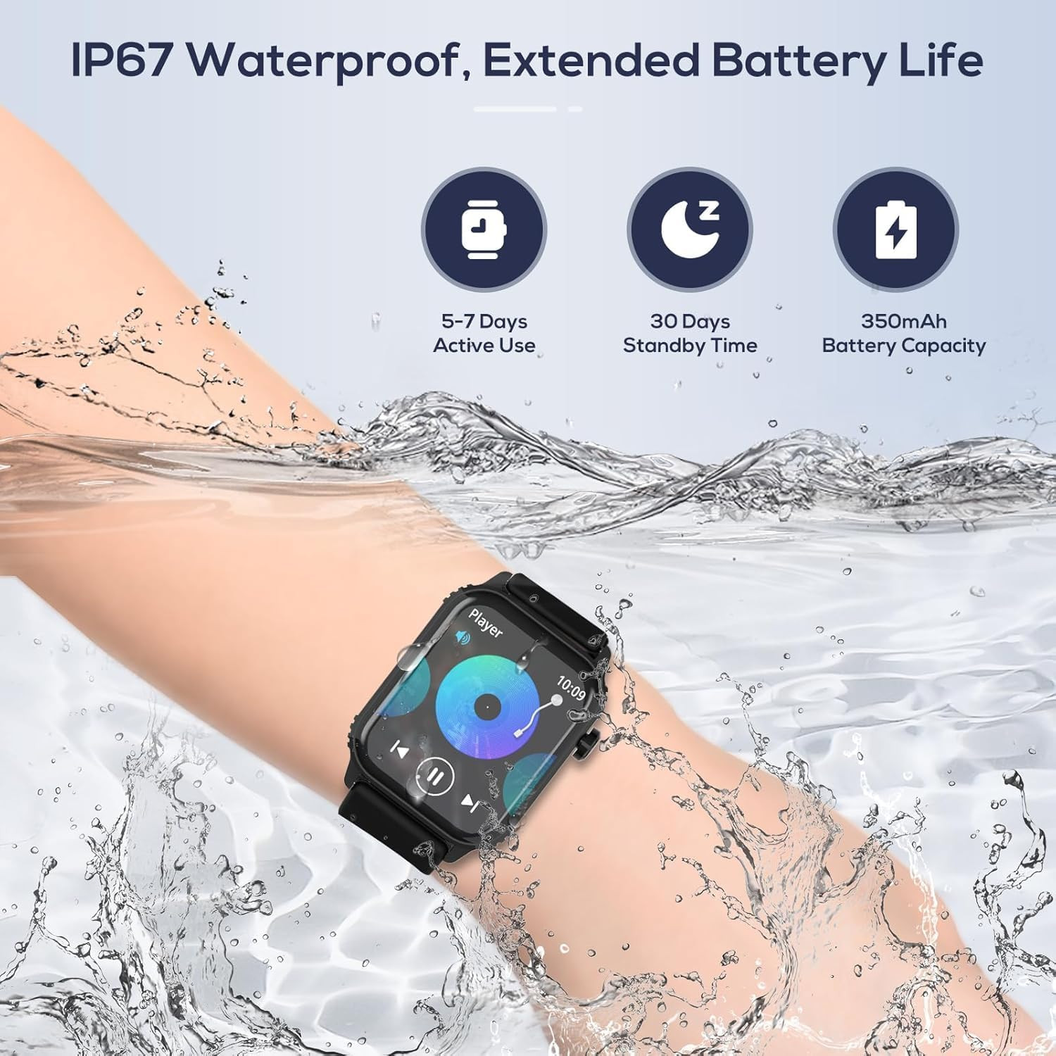 Smart Watch for Men, 120 Sports Modes Smartwatch with 1.83″ HD, Alexa Built-In,