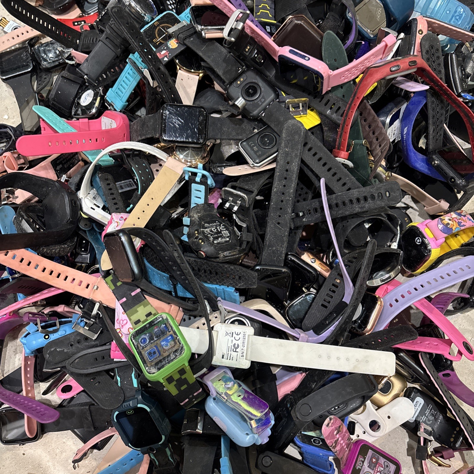 Lot of (380+) Untested Watches Smart Casio Samsung Asus For Parts or Repair ++