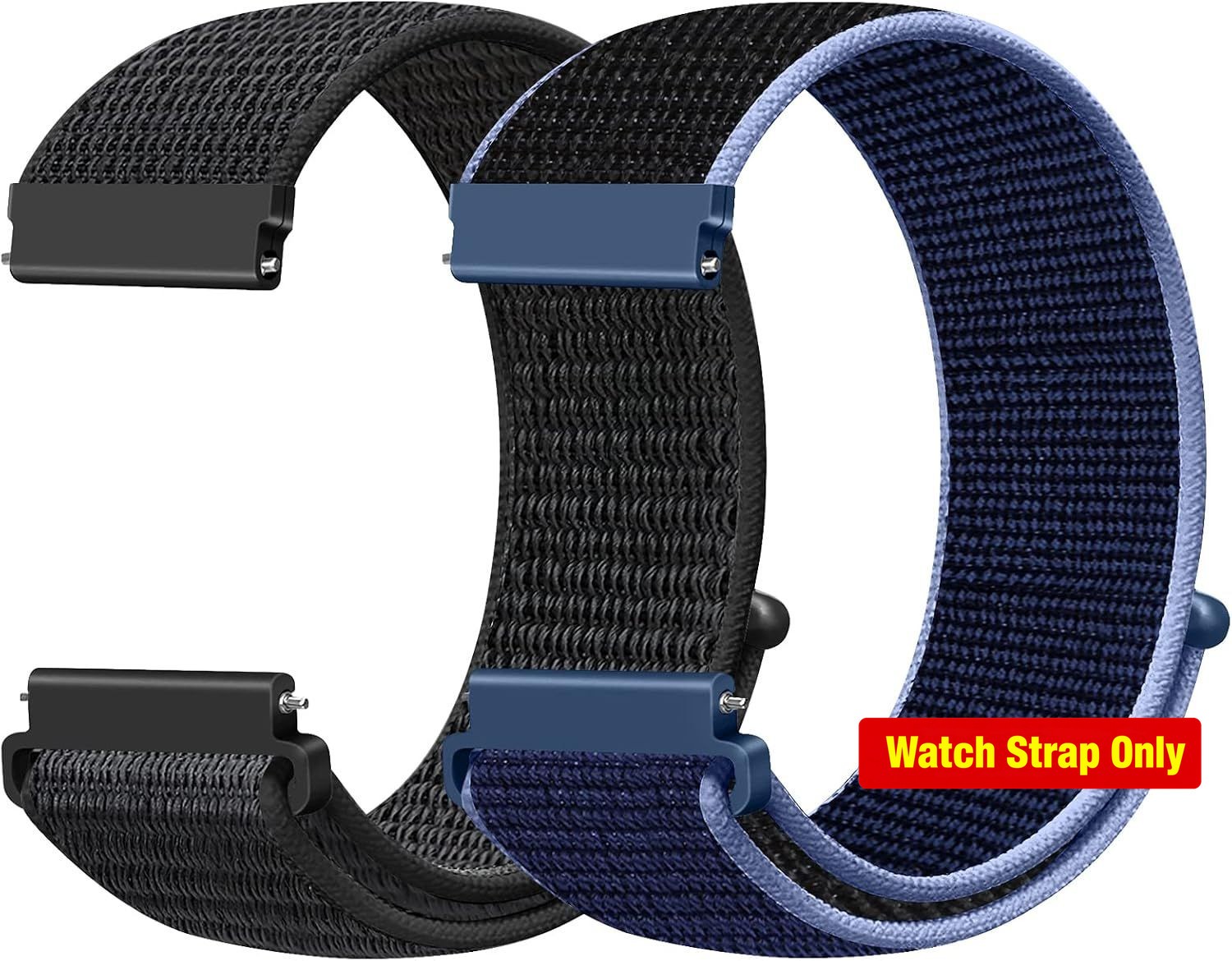 Nylon Quick Release 22mm Strap for Samsung Galaxy Watch 3 45mm and More