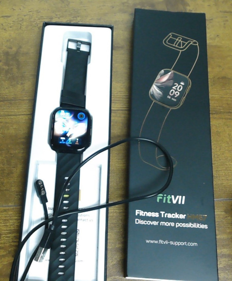 FITVII Health & Fitness Tracker HM57 Smart Watch-Open Box