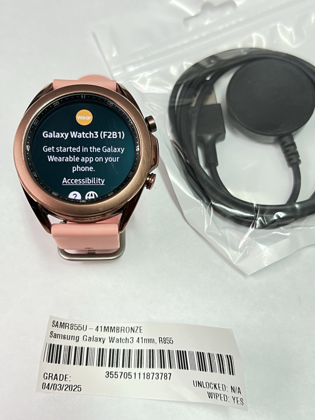 Samsung Galaxy Watch3 SM-R855 41mm bronze Stainless Steel Case