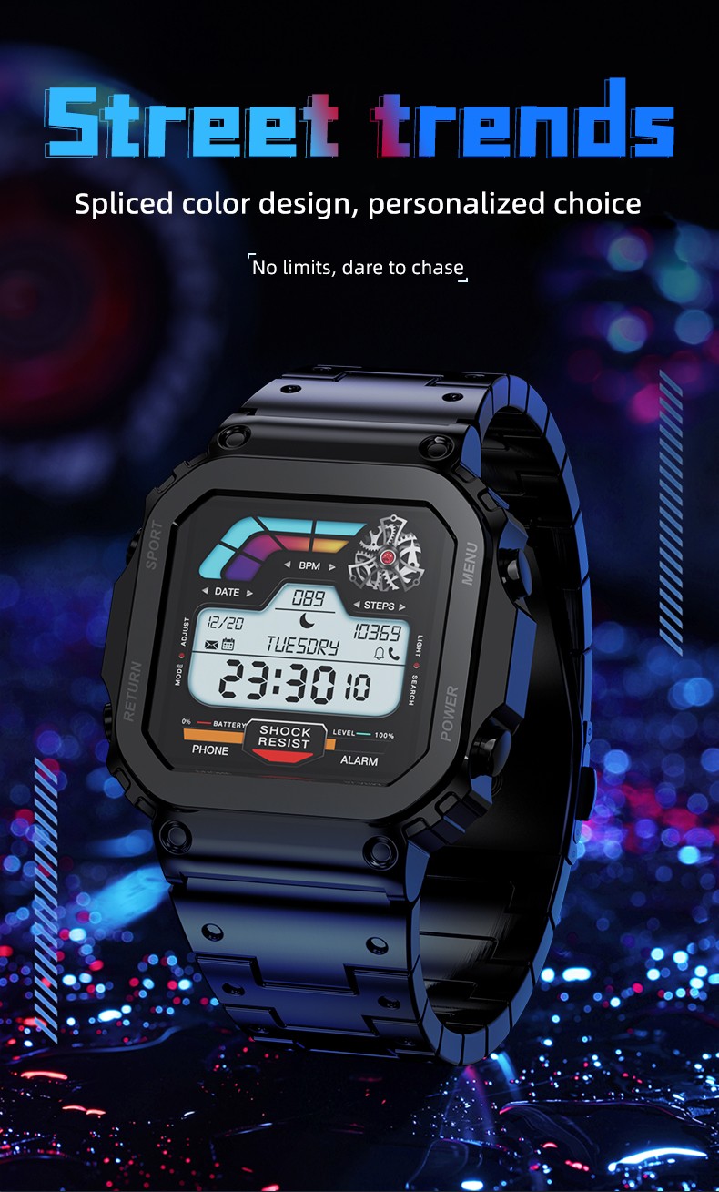 Smart Watch Bluetooth Calling Waterproof Health Monitor For IOS Android New