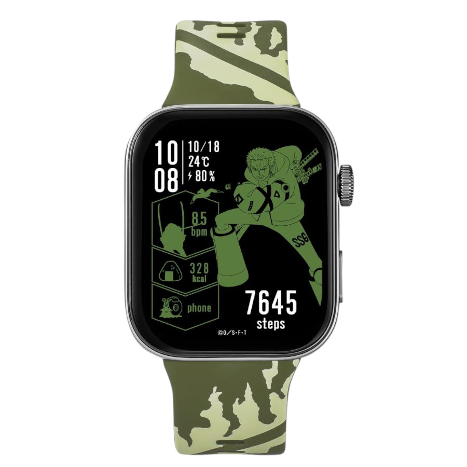 GARRACK ONE PIECE Zoro Model / HUC-OP-FT3-Z Smartwatch New Japan