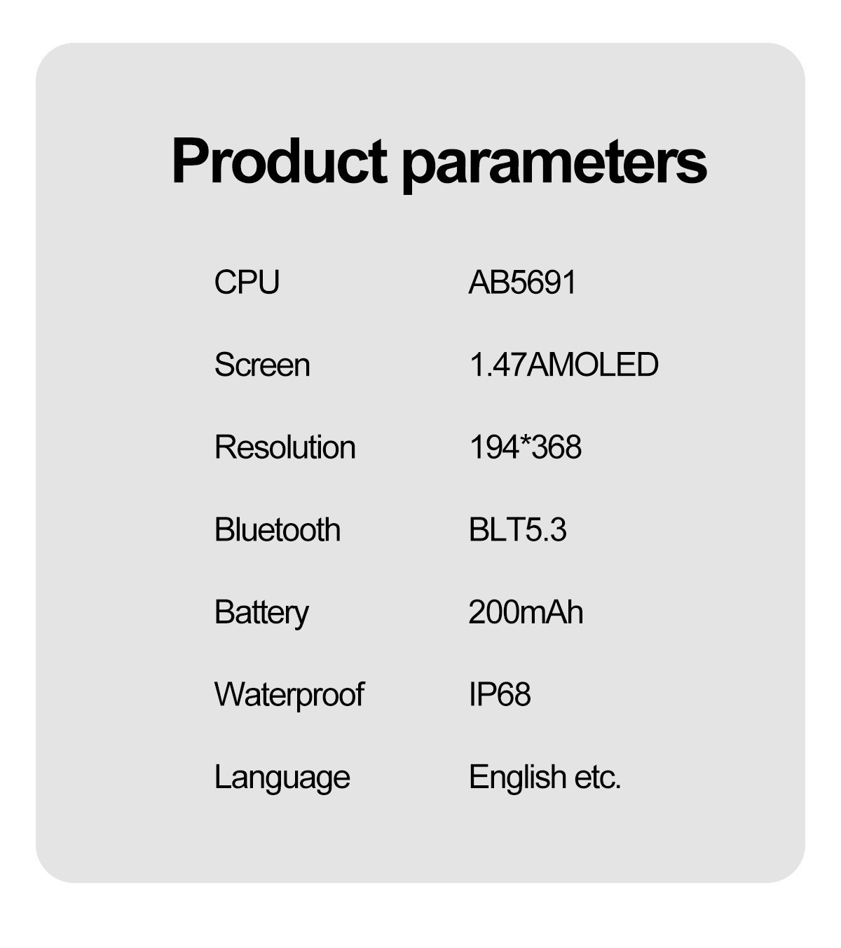 HK72 Smart Watch 1.47 AMOLED Bluetooth Call Voice Waterproof Sport