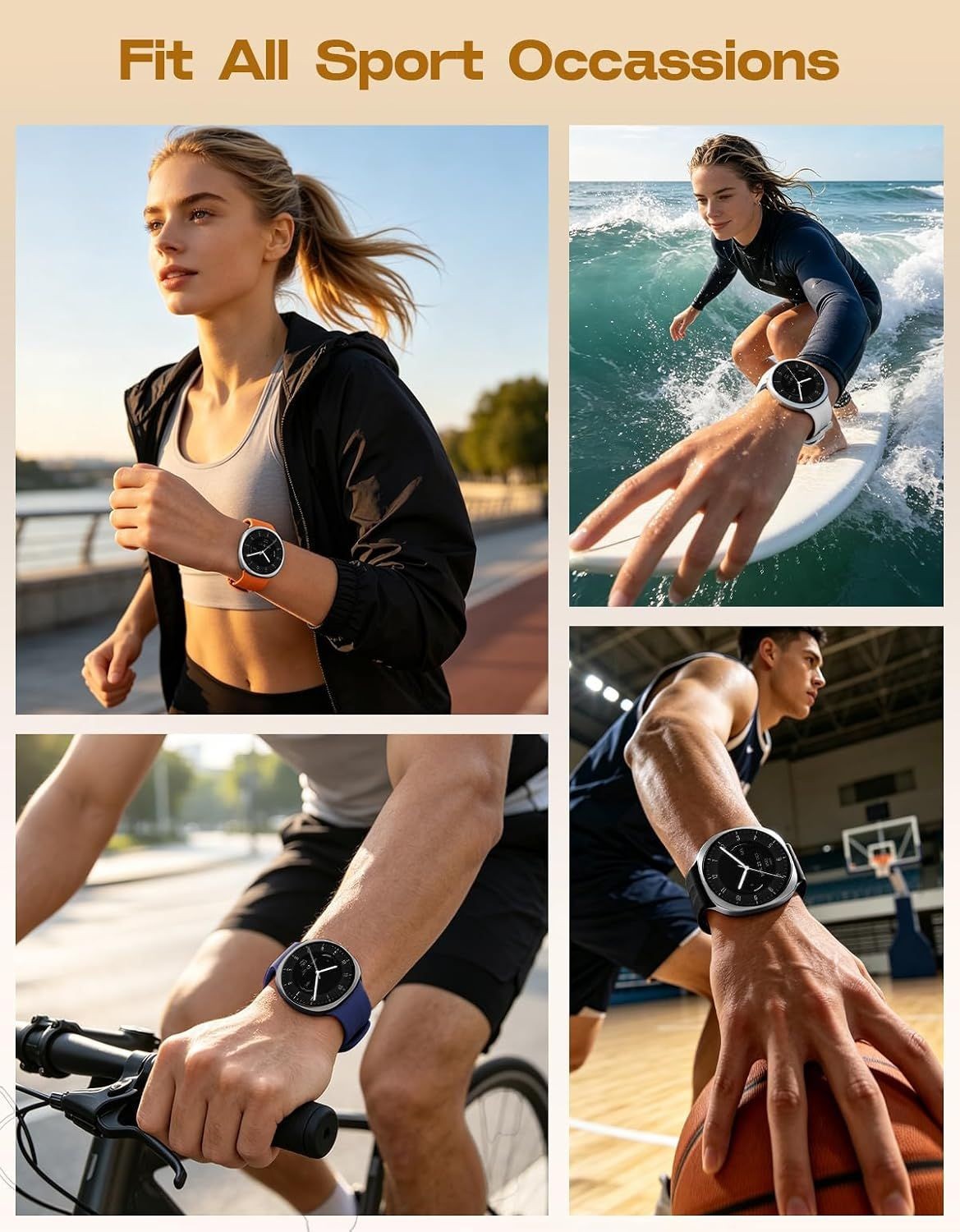 6 Pack Only Strap For Samsung Galaxy Watch 9 40mm Silicone Waterproof