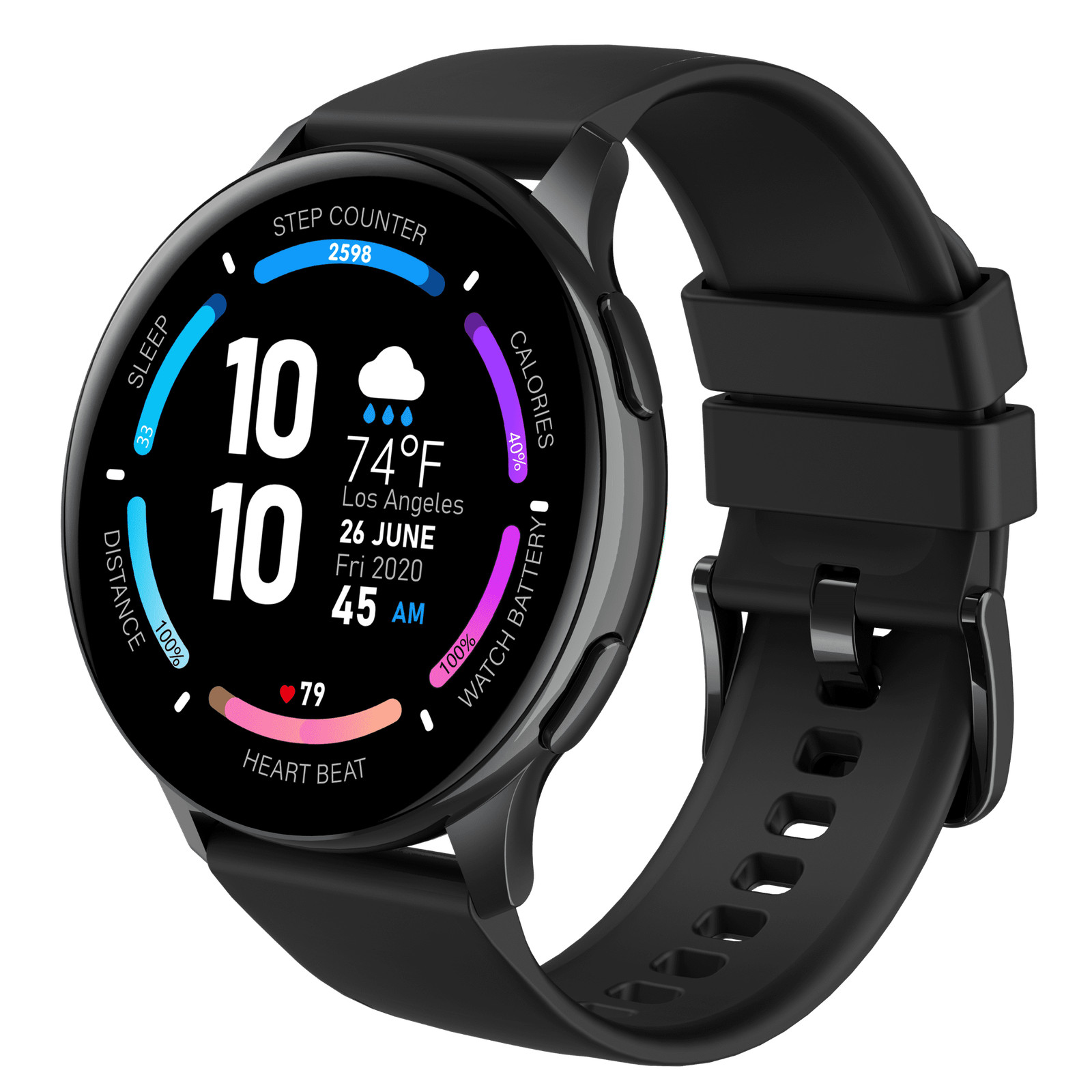 3Plus Callie Smartwatch with 1.43″ AMOLED Display, Call Functionality, Heart Rat