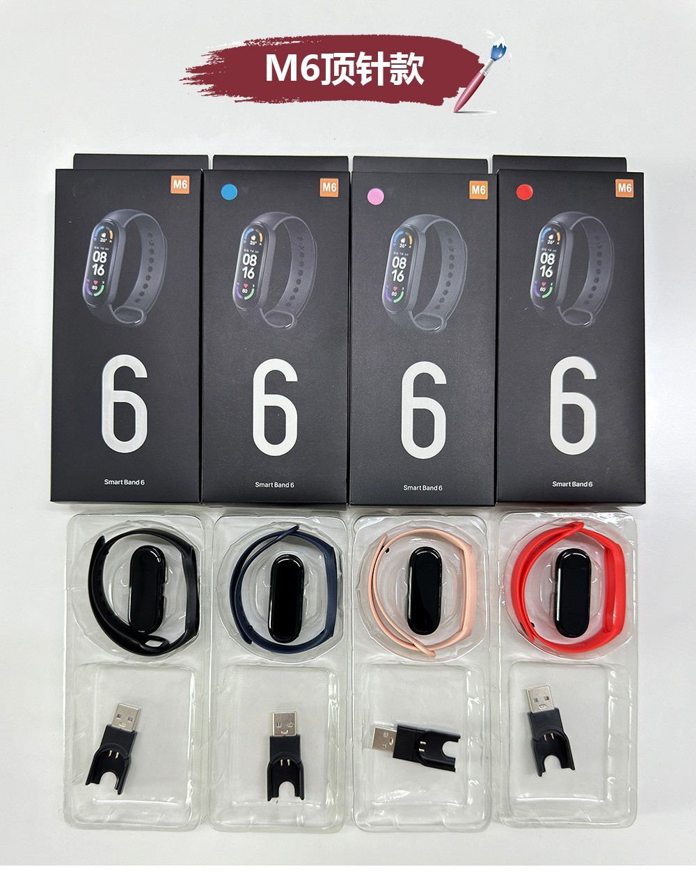 10pcs/lot dhl express free ship M6 Smart Watch smart Bracelet Wristband Fitness