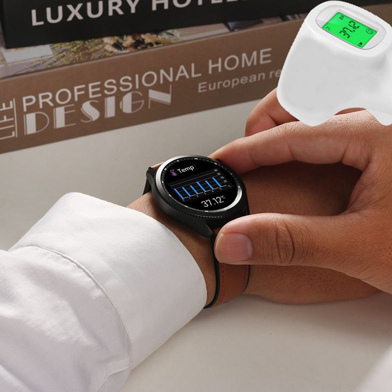 Men’s ECG Watch Sleep Heart Rate Health Blood Pressure Blood Monitor Smart Watch