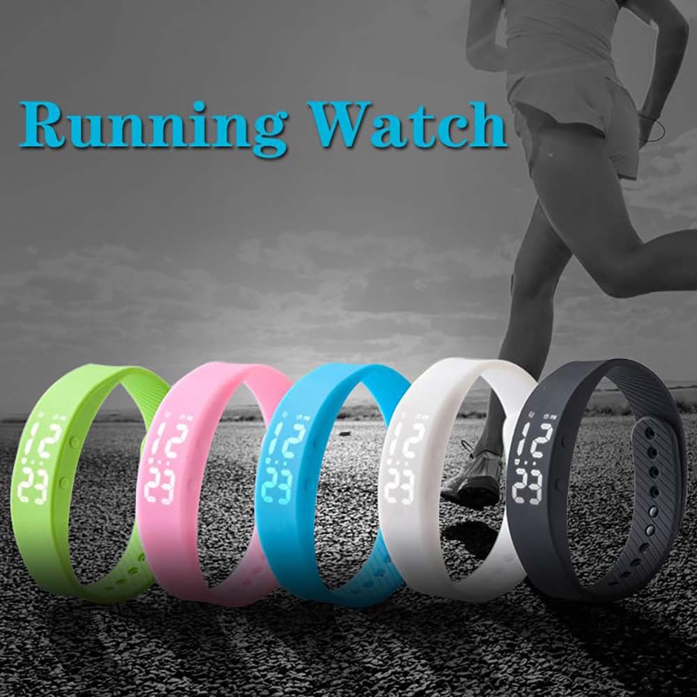 Multifunctional Sleek Lightweight 3in1 Multifunctional Wristwatch With Pedometer