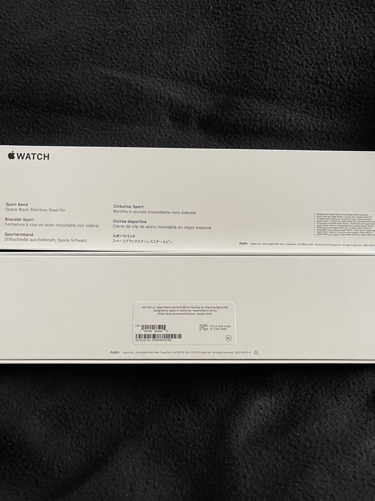 Apple Watch Series 6 40mm GPS – Space Grey