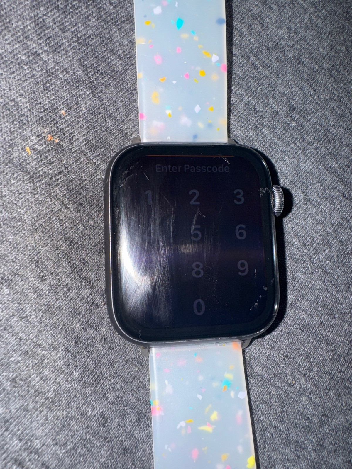 Apple Watch Series 6 44mm Space Gray Aluminum Case with Black Sport Band -…