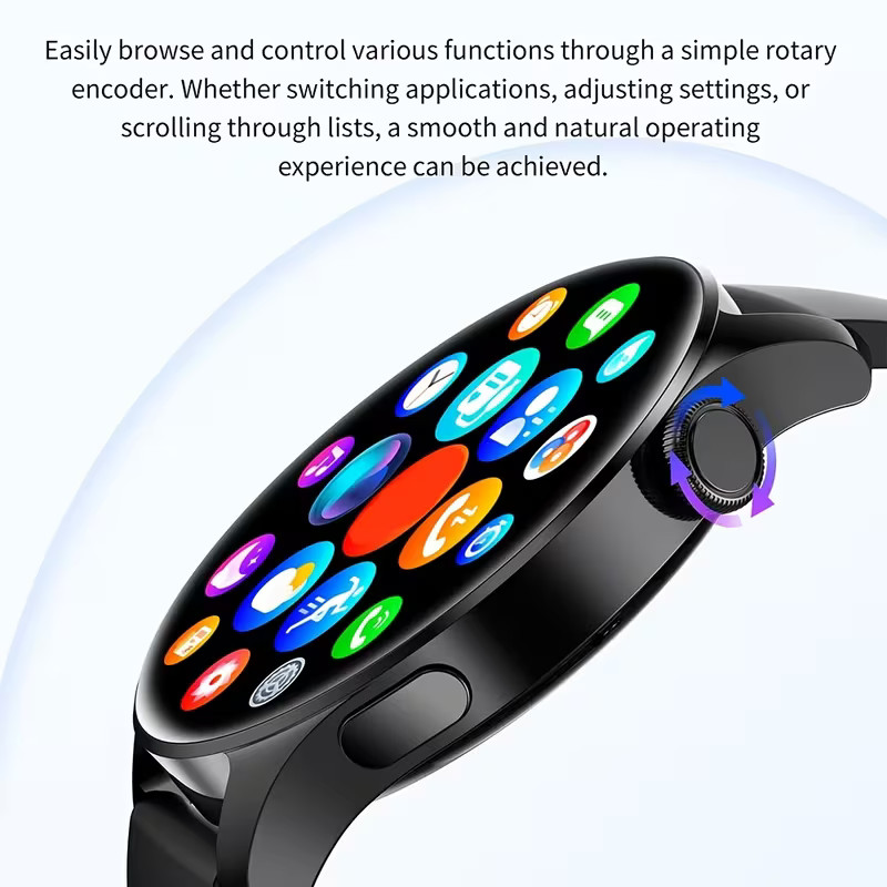 Smart Watch 1.7″ Men (Call Receive/Dial) Android Rugged Fitness Tracker
