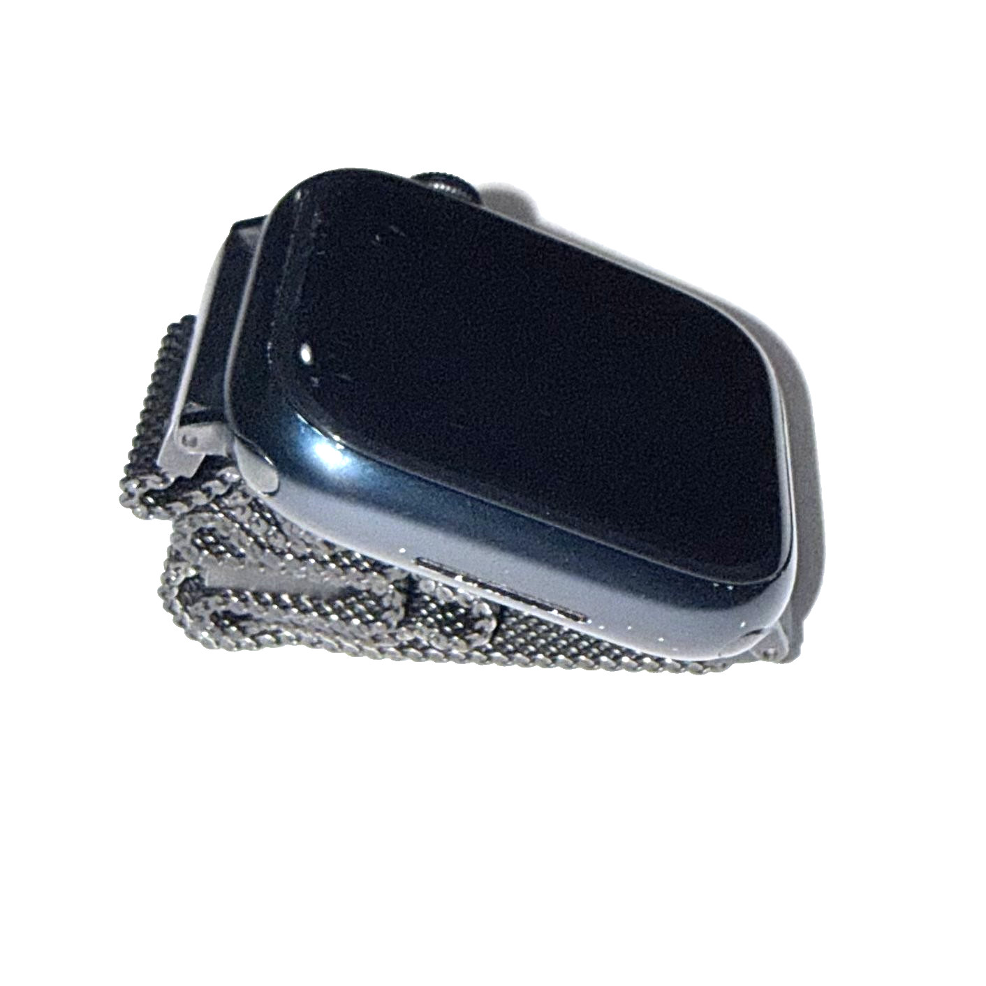 Apple Watch Series 7 41mm GPS + Cellular Midnight Aluminum – Steel Band